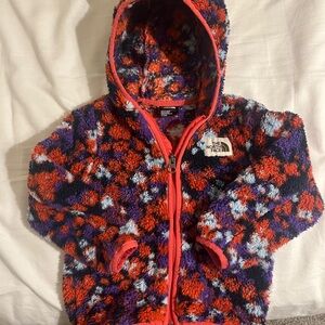 The North Face Vibrant Fleece Jacket - Red, Purple, Black